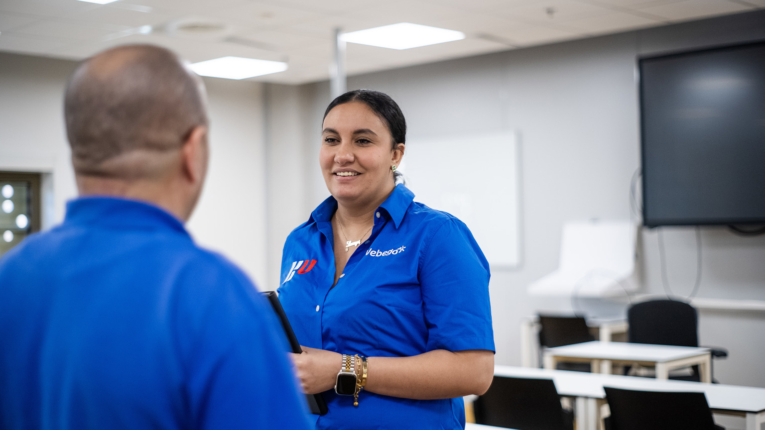 Lamiae In Gesprek Met Collega HU